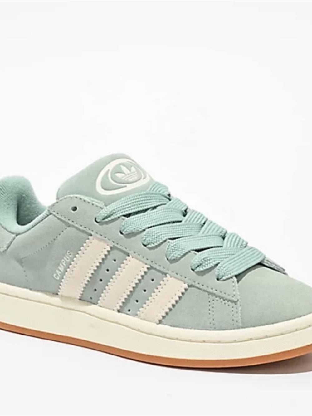 adidas Campus 00s Women's Sneakers in Hazy Green and Off-White
